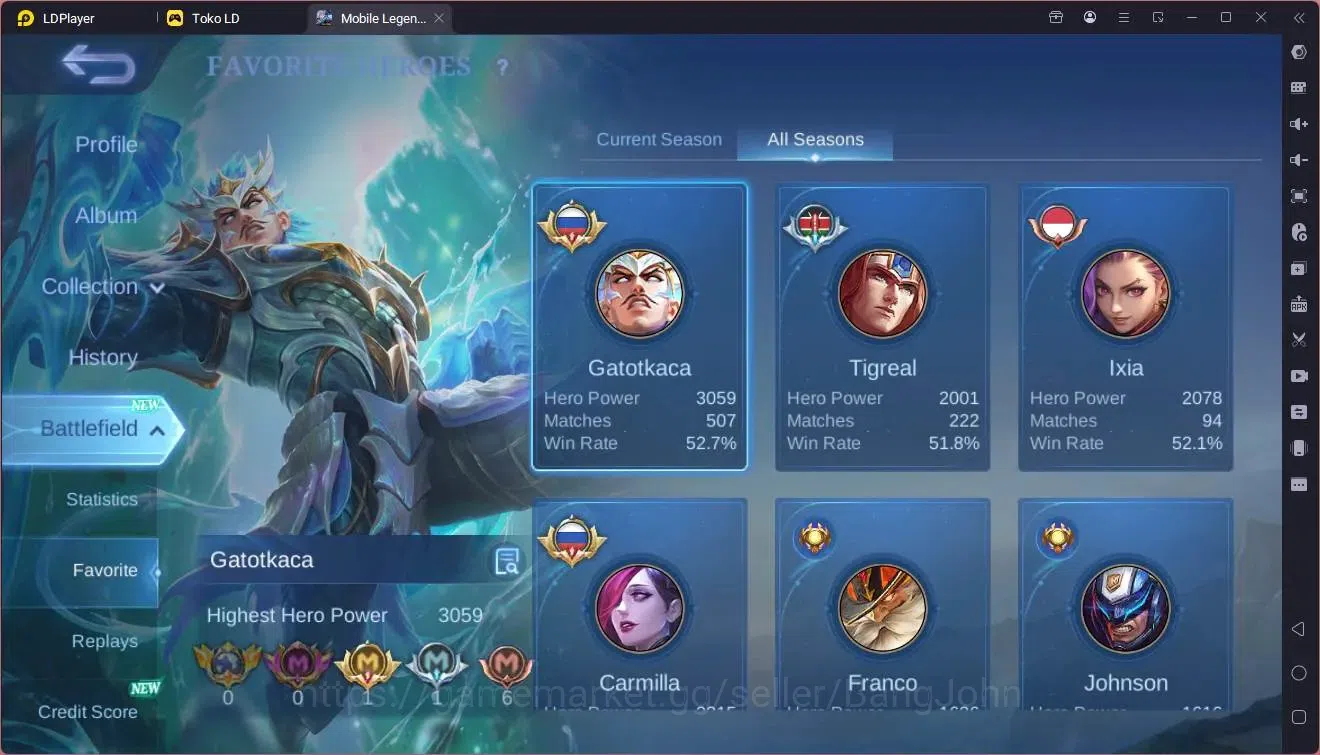 Mobile Legends: Bang Bang Accounts Global|Hero 95|Skin 133|Expert|CC Natalia|Meowkin image 4