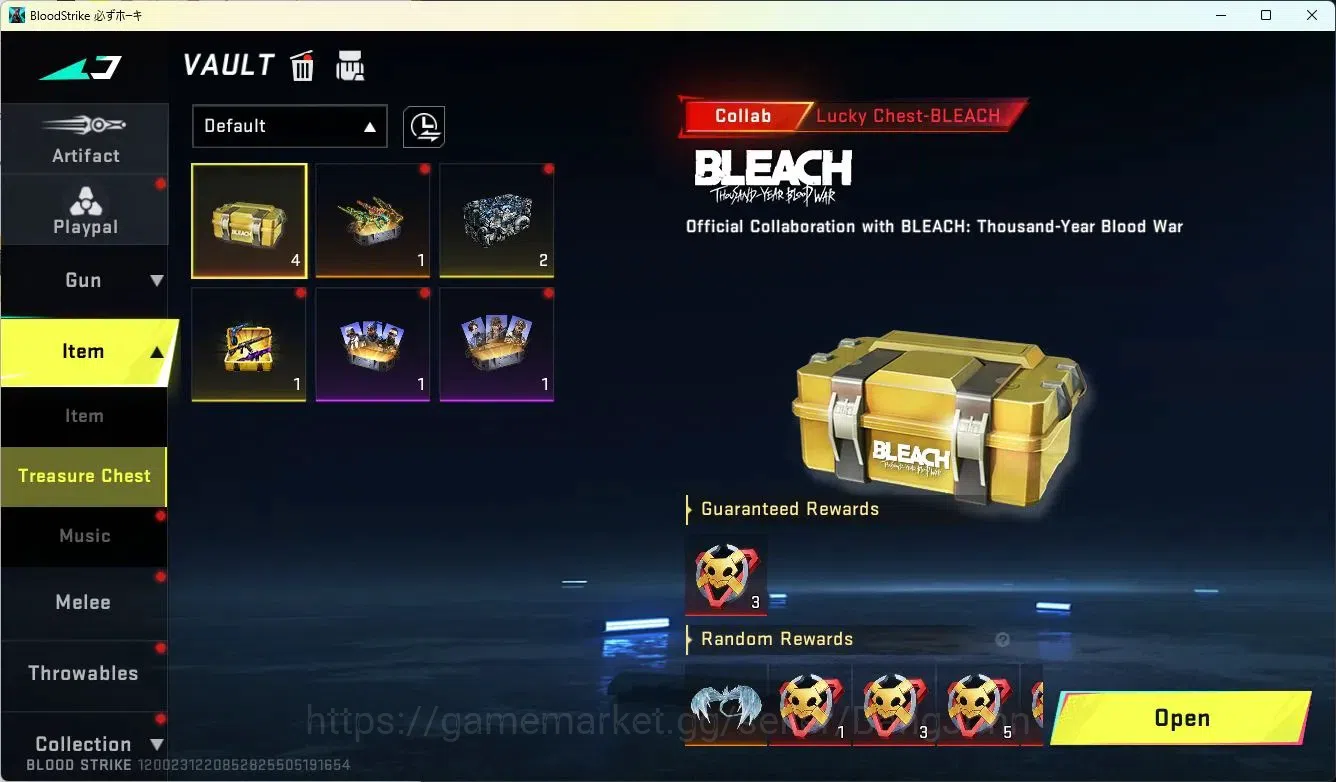 Blood Strike Accounts ASIA | BLEACH Byakuya Striker|4 BLEACH Lucky Chest image 5