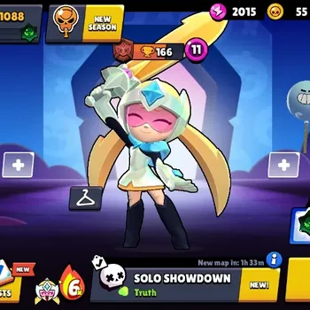 Brawl Stars Accounts Trophy 1088 |19 Brawler|3 Max Hypercharge (Shelly,Nita,8-BIT) |4410 Bling|2 Epic Skin |Protect