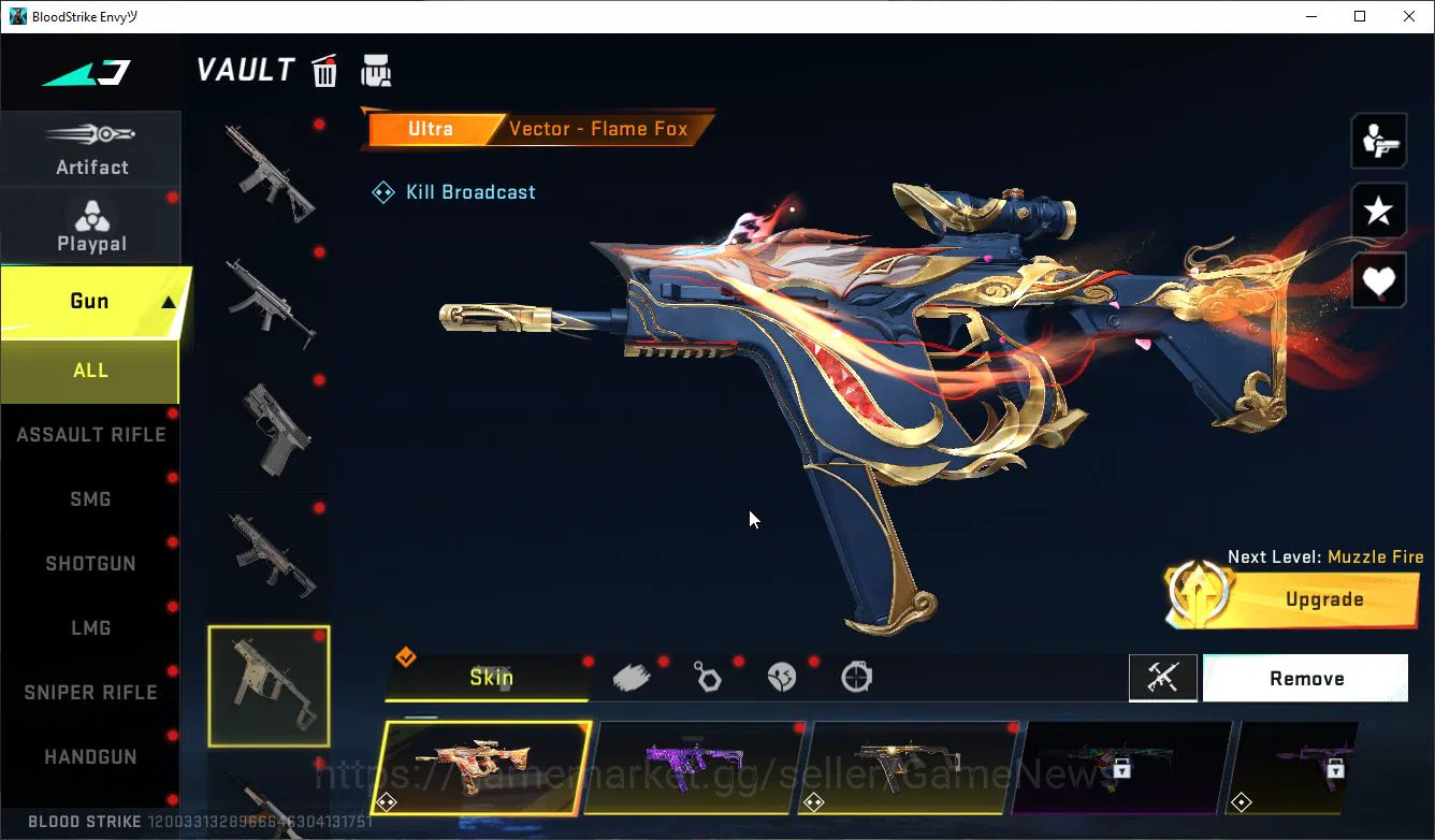 Blood Strike Accounts Mid-Tier ASIA|Collab AOT RAN-Mikasa,M700-Thunder,M4A1,KAG6,FAL,Aniv FAL-Draco+ 3 MELE 16