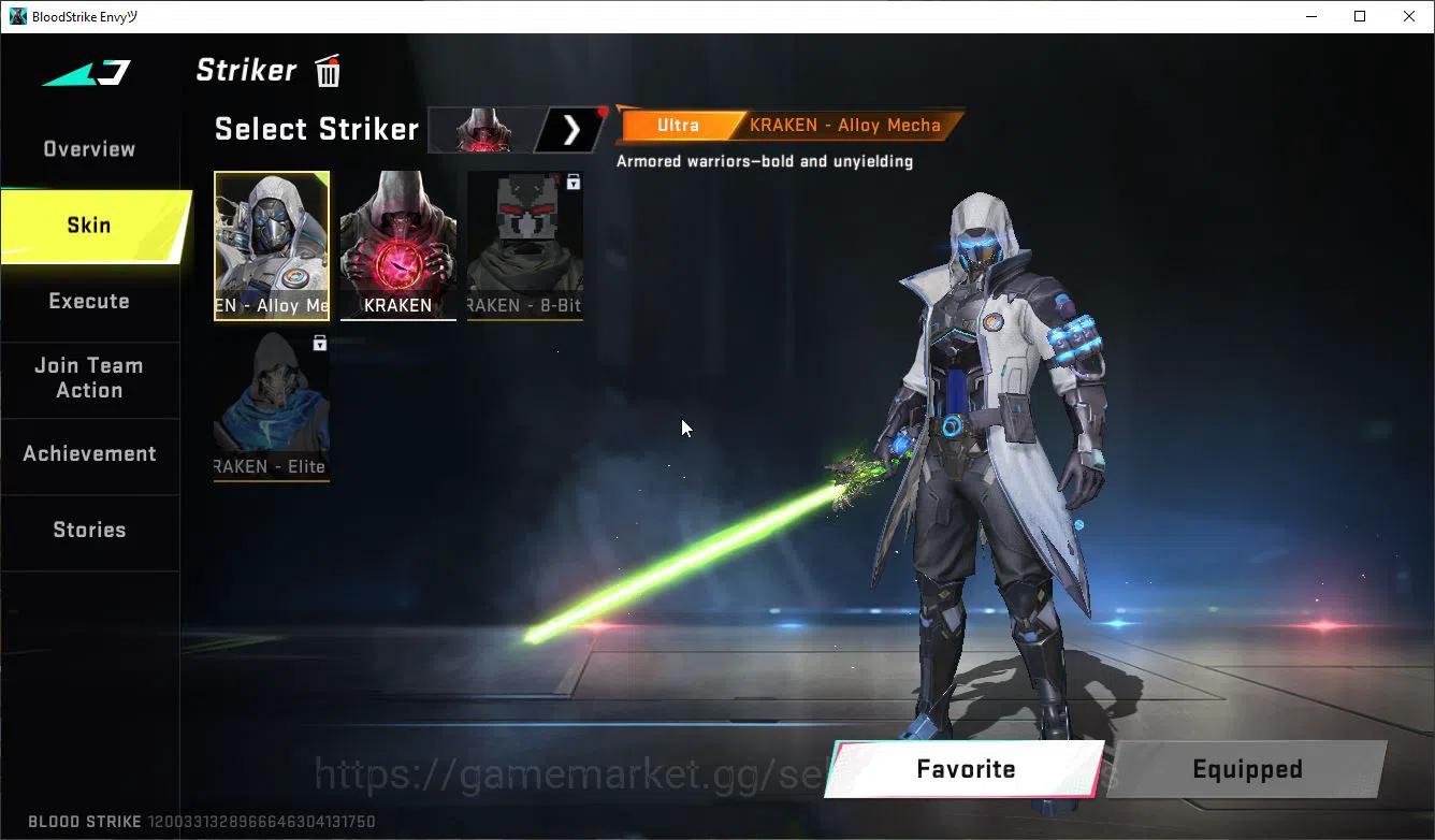Blood Strike Accounts Mid-Tier ASIA|Collab AOT RAN-Mikasa,M700-Thunder,M4A1,KAG6,FAL,Aniv FAL-Draco+ 3 MELE 7
