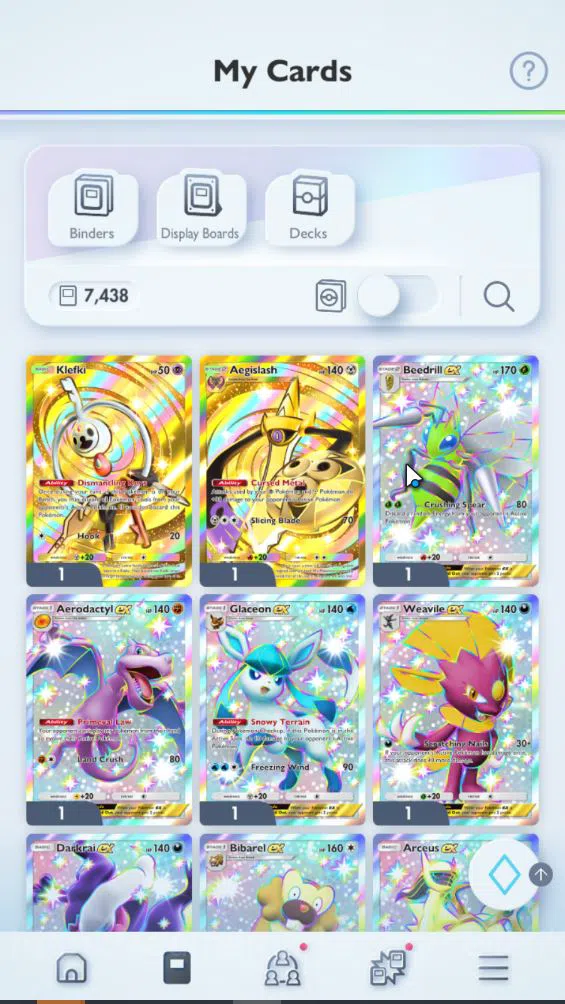Pokémon TCG Pocket High-Level EN 7K+ Card|124EX|2 Crown (Klefki,Aegislash) 26Shi image 1