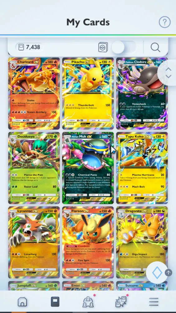 Pokémon TCG Pocket Accounts EN 7K+ Card|124EX|2 Crown (Klefki,Aegislash) 26Shi image 18