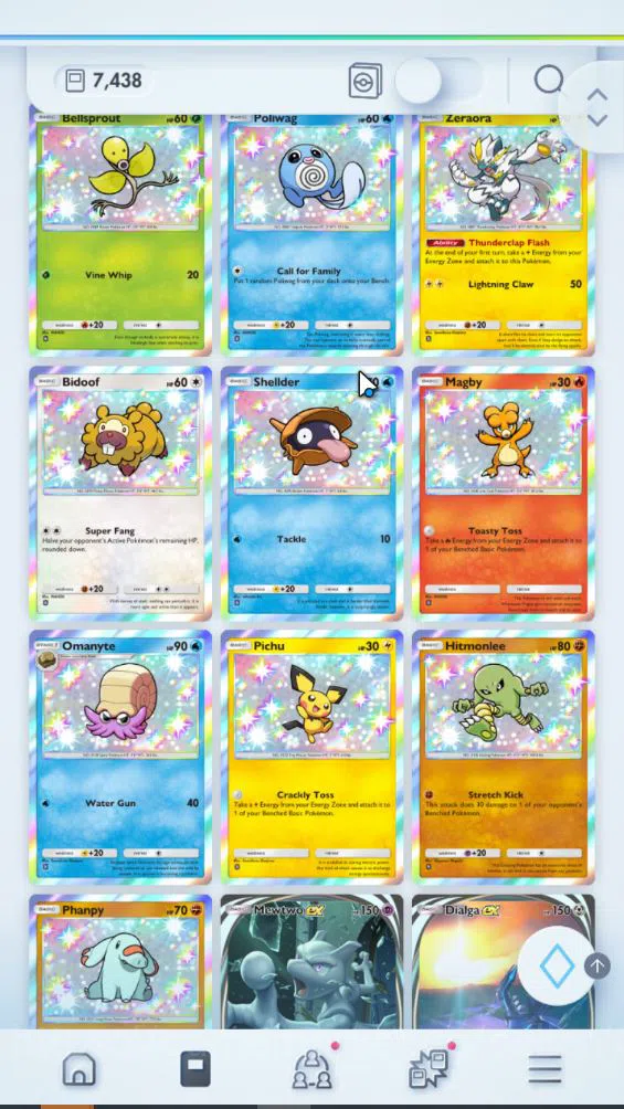 Pokémon TCG Pocket Accounts EN 7K+ Card|124EX|2 Crown (Klefki,Aegislash) 26Shi image 3