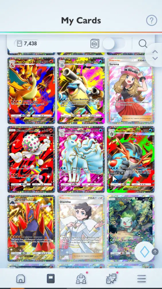 Pokémon TCG Pocket Accounts EN 7K+ Card|124EX|2 Crown (Klefki,Aegislash) 26Shi image 7