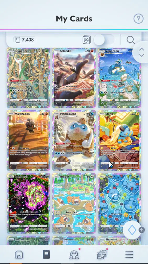 Pokémon TCG Pocket Accounts EN 7K+ Card|124EX|2 Crown (Klefki,Aegislash) 26Shi image 9
