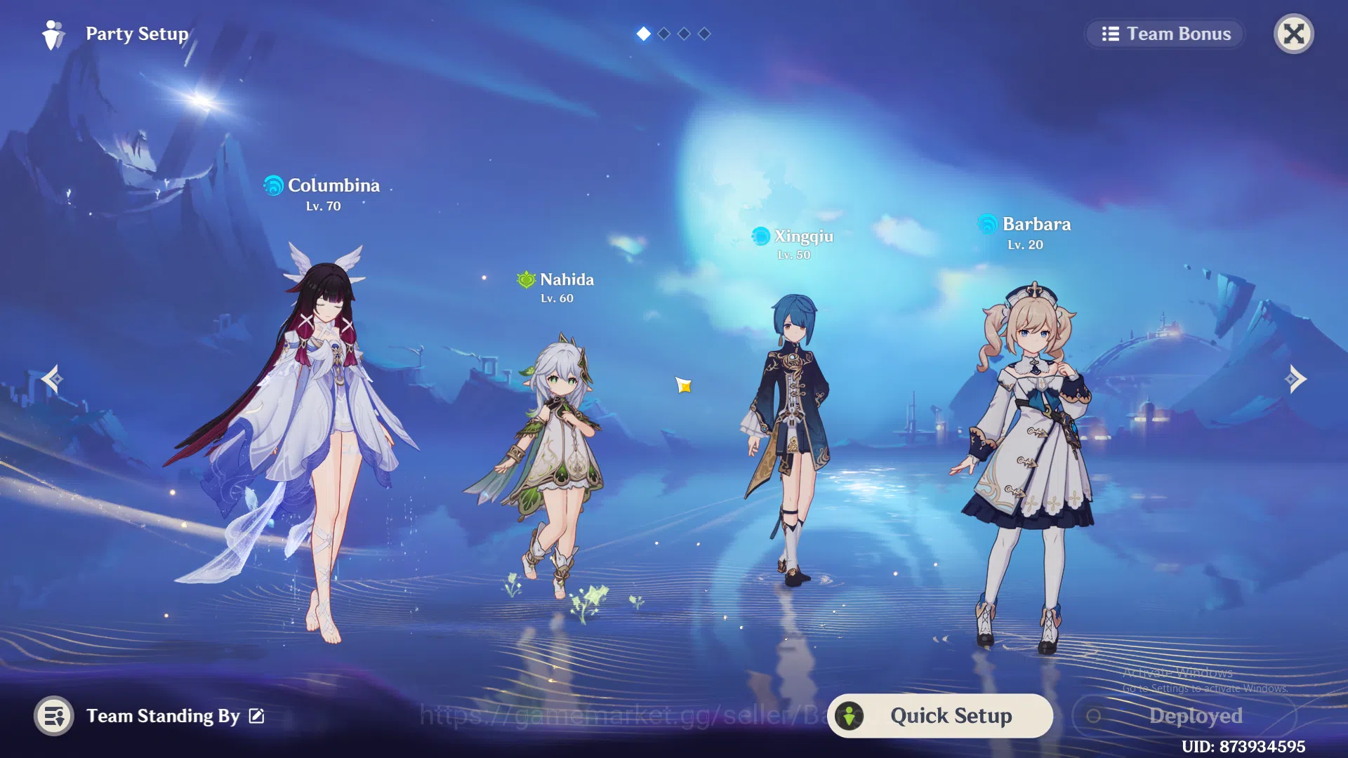 Genshin Impact Accounts ASIA | AR 38 columbinna, nahida, xingqiu, more det image 16