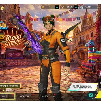 Blood Strike Accounts Collab Skin ASIA|2 ETERNAL(QBZ95-Whisper Lv3,MP7-Tidesong Lv3)|Melee ULTRA The Iron|Collab