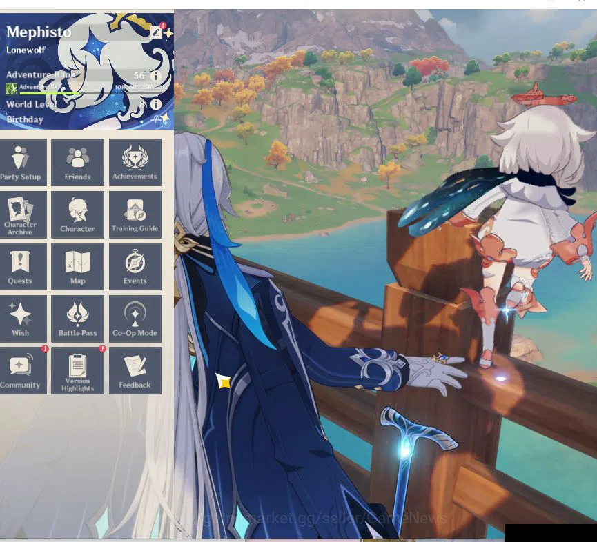 Genshin Impact Accounts Asia|AR 56|5 Limited +5(*5Weapon)|(Neuvillate,Wrio image 1