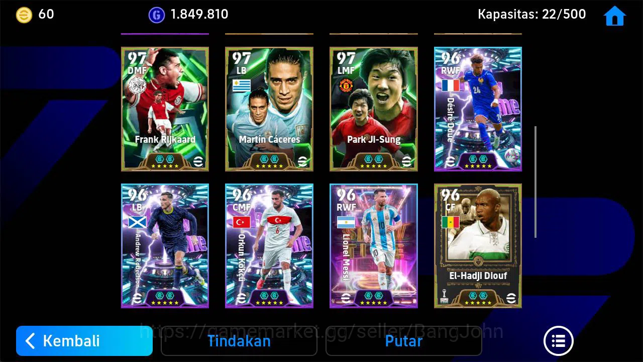 eFootball Accounts Others Power 3173 | rivaldo old legend, shinji Kagawa epic, Xabi Alonso epic, ferrer epic, okhan epic 4