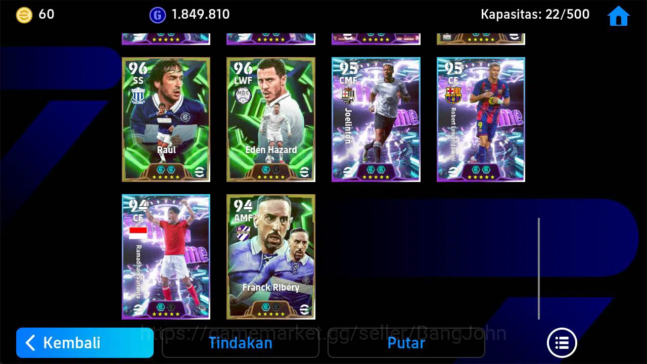 eFootball Accounts Others Power 3173 | rivaldo old legend, shinji Kagawa epic, Xabi Alonso epic, ferrer epic, okhan epic 5