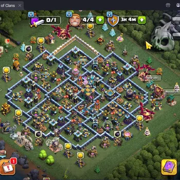 Clash of Clans Accounts Mid-Tier TH14-BH7| LVL132 | BK75,AQ75,MP38,GW50,RC25 | BM13 | 4 Legendary &  1 Gold skins| Gem 314