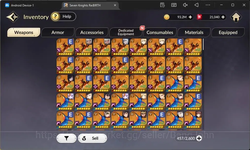 Seven Knights Re:Birth Accounts Global|4 EX7(Melia TC2,Juri TC 1,Fai,Gelidus)|37 T image 6
