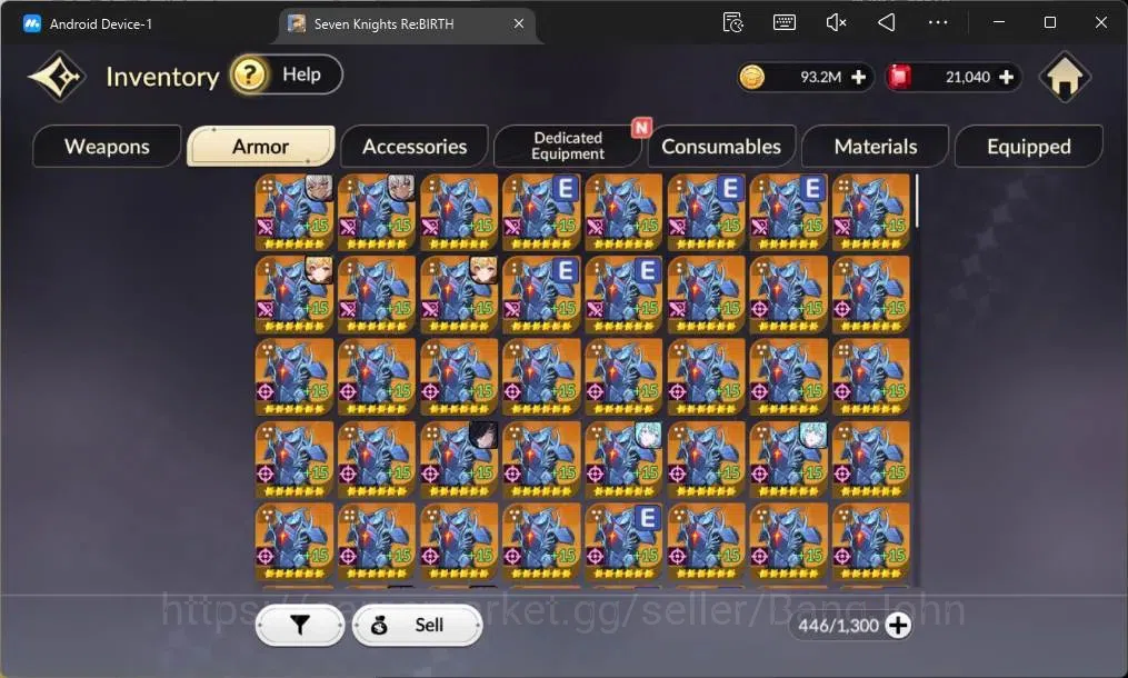 Seven Knights Re:Birth Accounts Global|4 EX7(Melia TC2,Juri TC 1,Fai,Gelidus)|37 T image 7