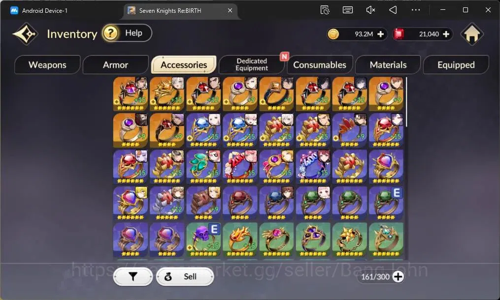 Seven Knights Re:Birth Accounts Global|4 EX7(Melia TC2,Juri TC 1,Fai,Gelidus)|37 T image 8