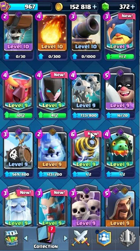 Clash Royale Accounts KTL 12|Trophy 6766|Limited Skin|Card 105|1 Hero 9  image 17