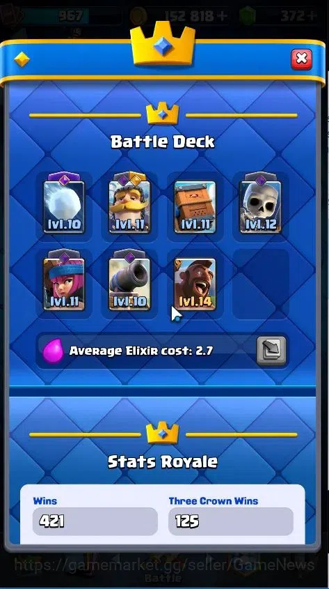 Clash Royale Accounts KTL 12|Trophy 6766|Limited Skin|Card 105|1 Hero 9  image 6