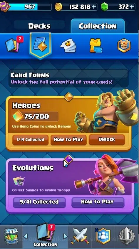 Clash Royale Accounts KTL 12|Trophy 6766|Limited Skin|Card 105|1 Hero 9  image 9