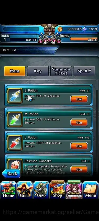Grand Summoners Accounts Global|Rank 1|1519 cc|5 Ascend+1 TW|DL Rimuru+TW,S image 2
