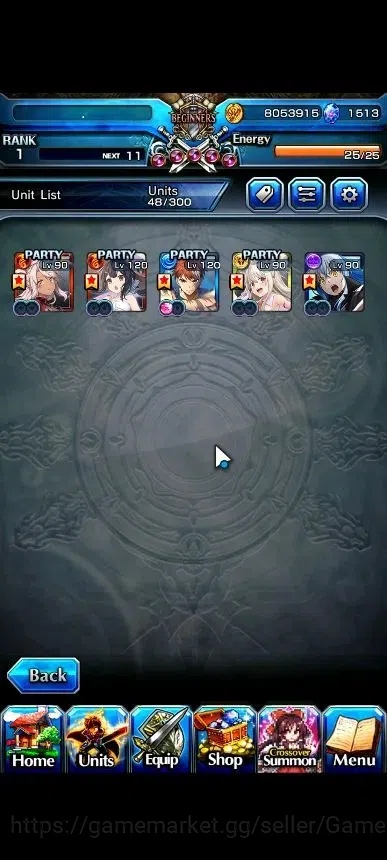 Grand Summoners Accounts Global|Rank 1|1519 cc|5 Ascend+1 TW|DL Rimuru+TW,S image 4