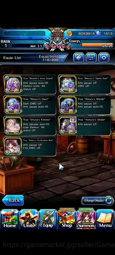 Grand Summoners Accounts Global|Rank 1|1519 cc|5 Ascend+1 TW|DL Rimuru+TW,S image 5