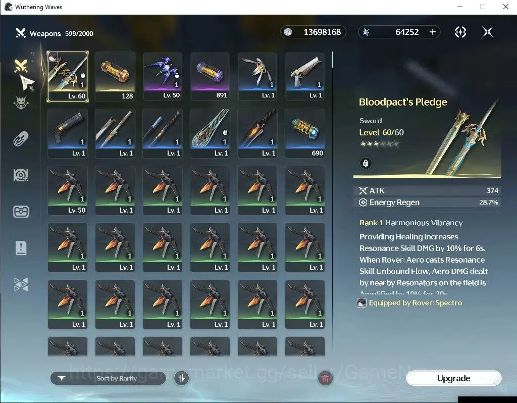Wuthering Waves Accounts EU|UL 47|Ready Gacha|64k Astrite+123 Lustrous+12 R image 4
