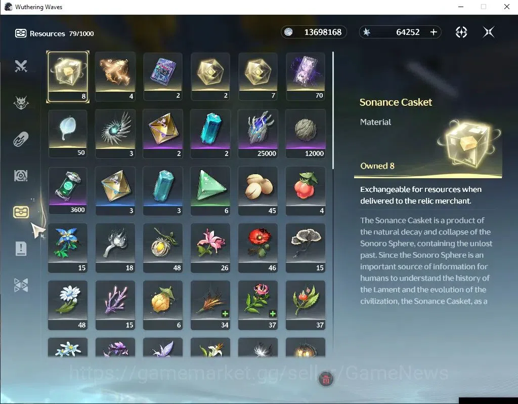Wuthering Waves Accounts EU|UL 47|Ready Gacha|64k Astrite+123 Lustrous+12 R image 7