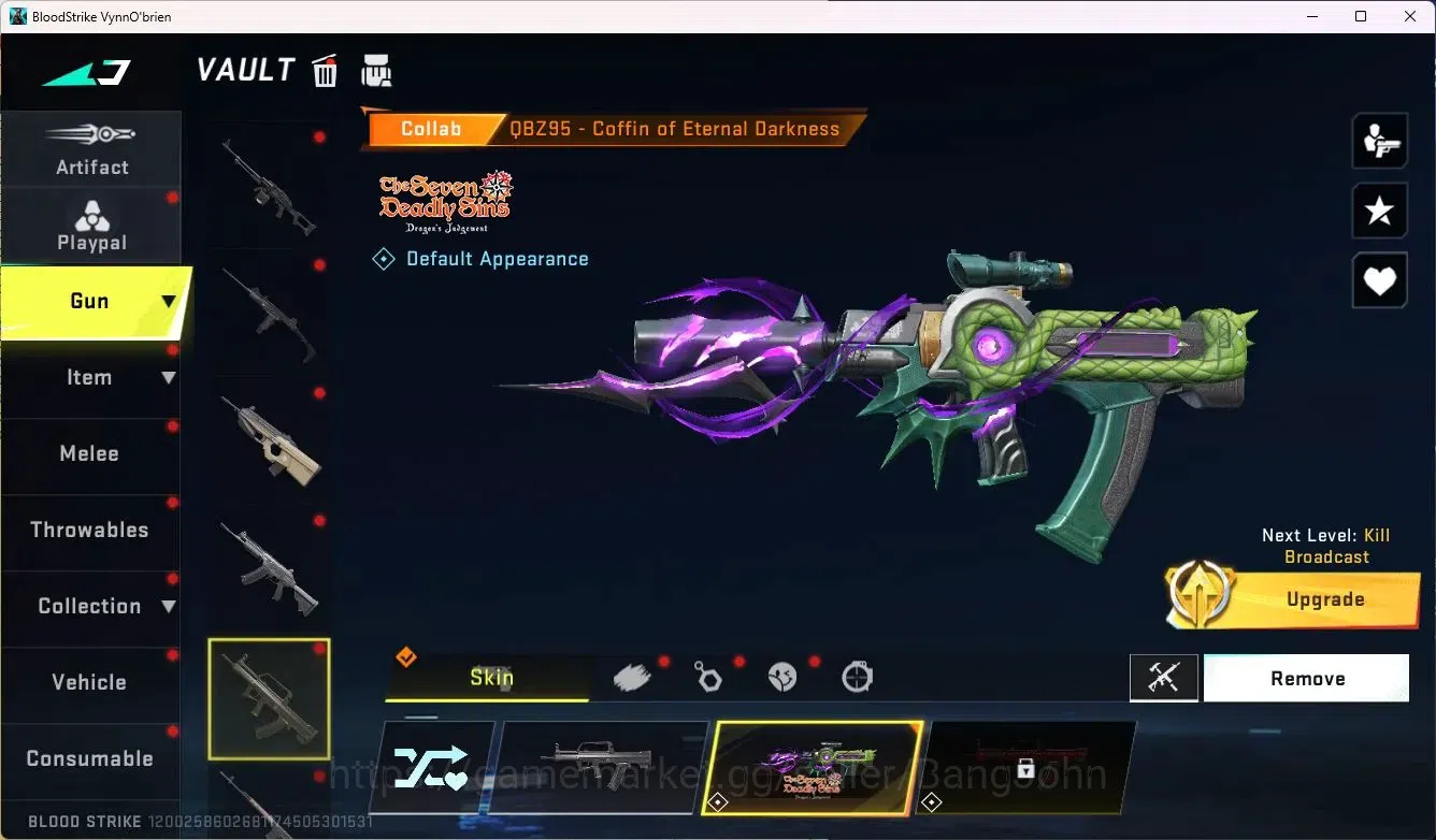 Blood Strike Accounts ASIA | 1 ETERNAL: Desert Eagle-Scorpius | 2 7DS |  image 13