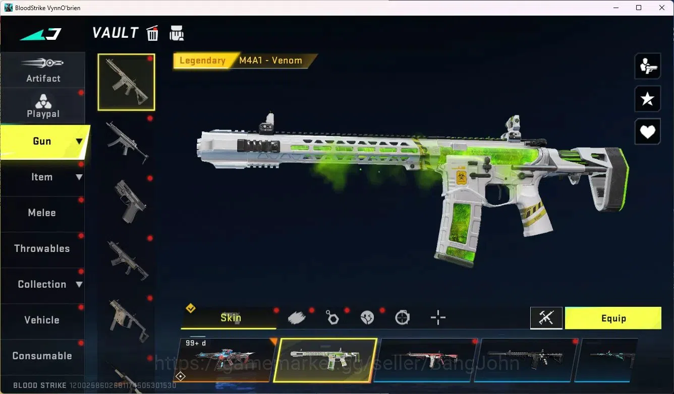 Blood Strike Accounts ASIA | 1 ETERNAL: Desert Eagle-Scorpius | 2 7DS |  image 2