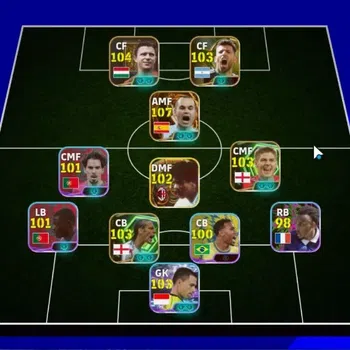 eFootball Accounts Legends & Iconic Players Android|3 Pack National|Big Time Andreas Iniesta,Rijkaard|Epic Cristiano