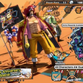 One Piece Bounty Rush Accounts High-End Global | EX 5|PR 11|Gol D. Roger,S-Snake,Kozuki Oden,Roronoa Zoro Max,Sakazuki|RD