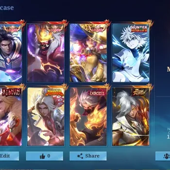 Mobile Legends: Bang Bang Accounts Collector Global|524 Skin|Mega|3 Legend|11.11 Hayabusa|Exorcist Hayabusa|Kishin Densetsu