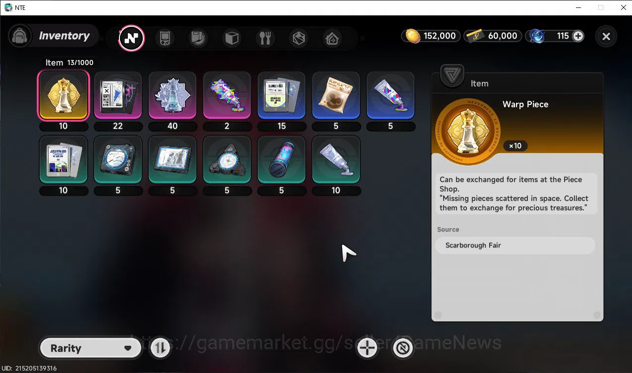 Neverness to Everness Accounts GLOBAL EU|HL 3| 1 SSR Limited Nanally |4 SR|2 S Ar image 6