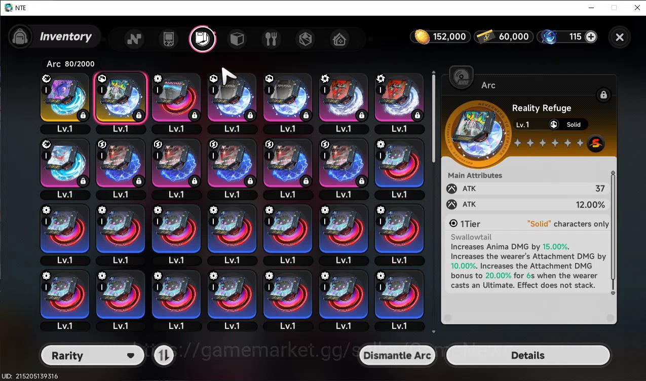 Neverness to Everness Accounts GLOBAL EU|HL 3| 1 SSR Limited Nanally |4 SR|2 S Ar image 8