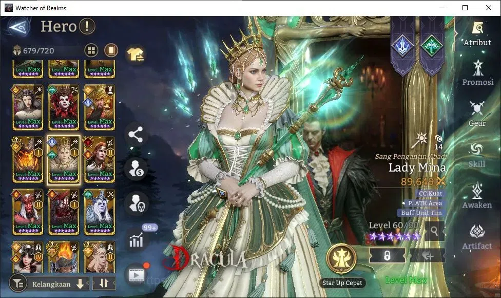 Watcher of Realms Accounts GLOBAL 60x|Lv 100|12M PWR|15 Lord[IngridA4,Oren,Pr image 10