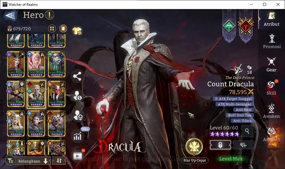 Watcher of Realms Accounts GLOBAL 60x|Lv 100|12M PWR|15 Lord[IngridA4,Oren,Pr image 12