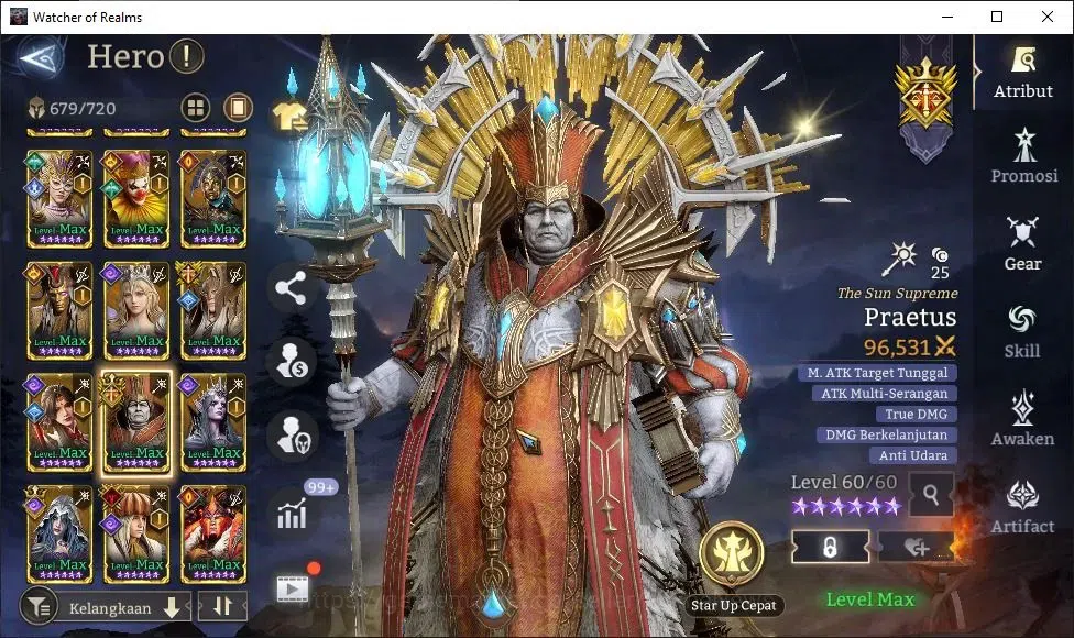 Watcher of Realms Accounts GLOBAL 60x|Lv 100|12M PWR|15 Lord[IngridA4,Oren,Pr image 17