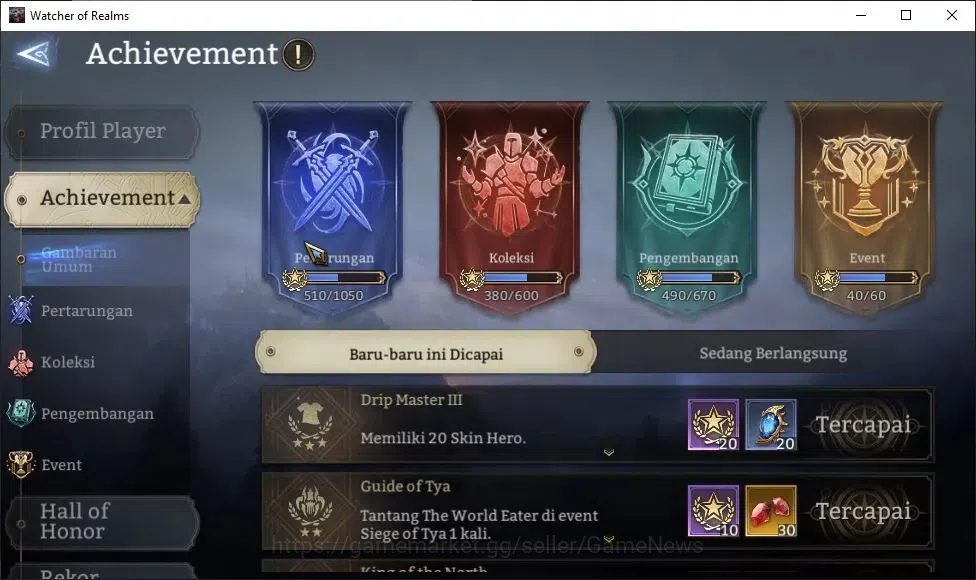Watcher of Realms Accounts GLOBAL 60x|Lv 100|12M PWR|15 Lord[IngridA4,Oren,Pr image 3