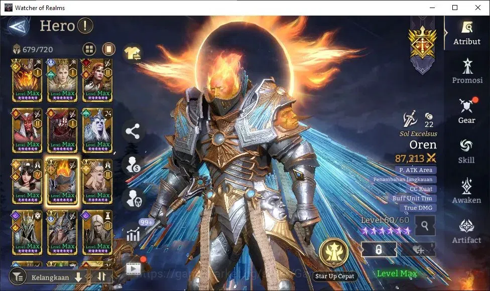 Watcher of Realms Accounts GLOBAL 60x|Lv 100|12M PWR|15 Lord[IngridA4,Oren,Pr image 9