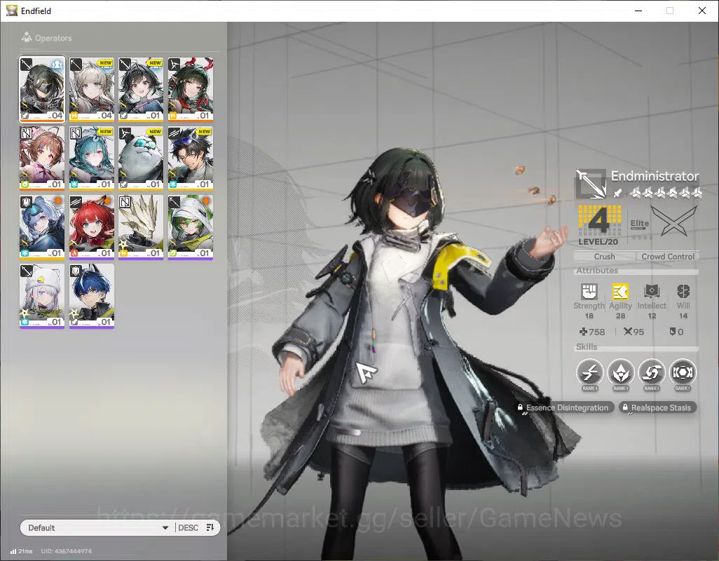 Arknights: Endfield Accounts ASIA|Lv2|Fresh Starter|SSR2(1Limit)+1(*6WP)|Zhuang image 11