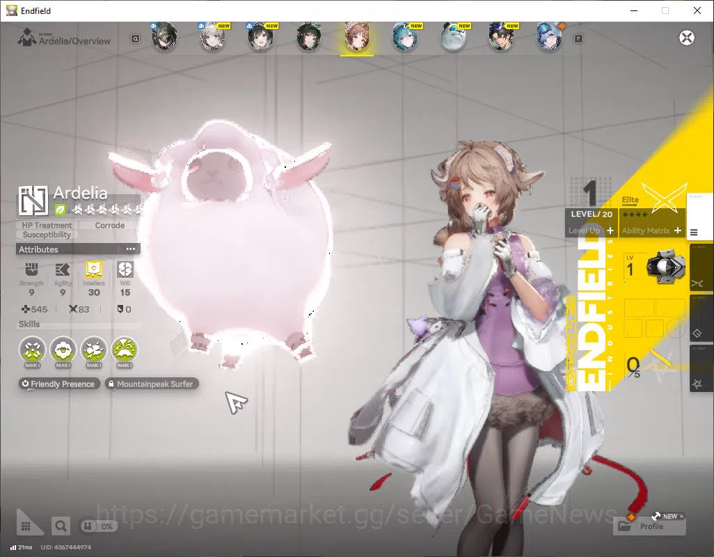 Arknights: Endfield Accounts ASIA|Lv2|Fresh Starter|SSR2(1Limit)+1(*6WP)|Zhuang image 9