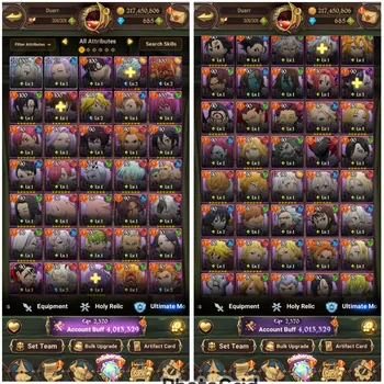 The Seven Deadly Sins: Grand Cross Accounts Midgame #7ds394: 685 DIAMONDS, FRESH STORY!! [GLOBAL] Buff CC 4M | Collab ALL