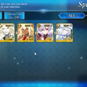 Fate-Grand Order Accounts NA Starter Fuyuki Lv 1|2 SSR Servant Melusine & Vlad III| 91 Saint Quartz, 42 Golden Apple