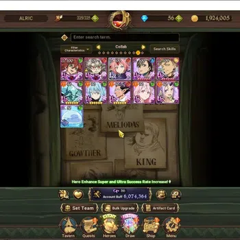 The Seven Deadly Sins: Grand Cross Accounts Endgame GLOBAL|6M CC|125 LS|9 LR,12 UR+Collab