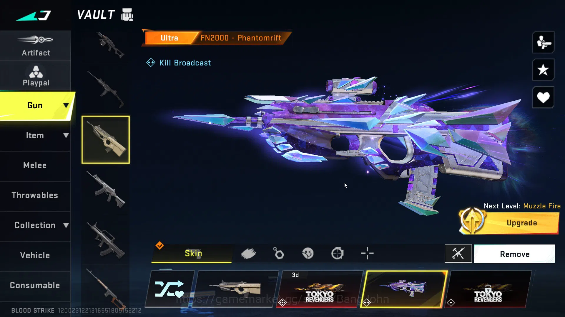 Blood Strike Accounts Asia | 4 7DS guns (AK47, M700, Kar98k, QBZ95), Ble image 15