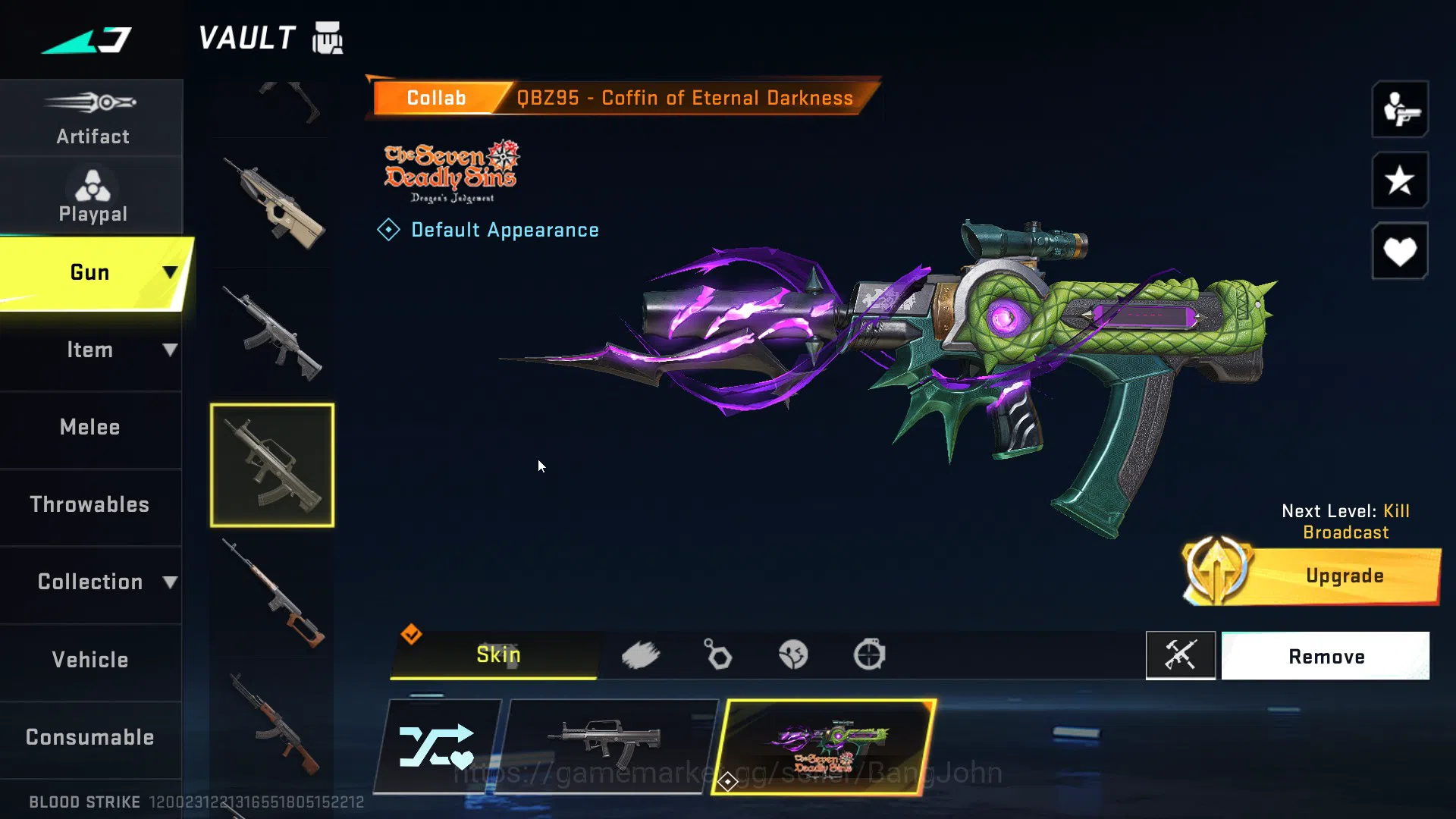 Blood Strike Accounts Asia | 4 7DS guns (AK47, M700, Kar98k, QBZ95), Ble image 16