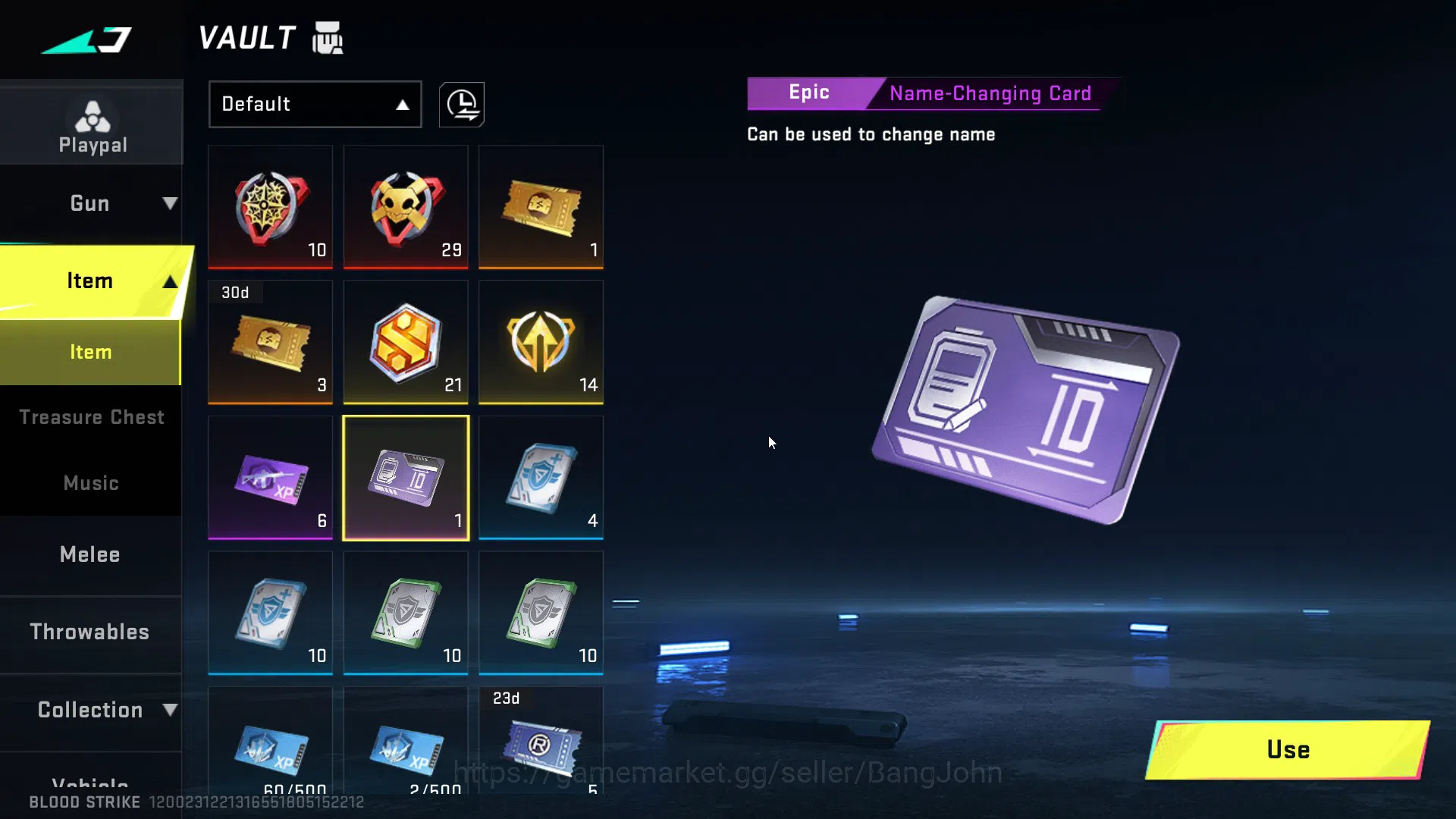 Blood Strike Accounts Asia | 4 7DS guns (AK47, M700, Kar98k, QBZ95), Ble image 17
