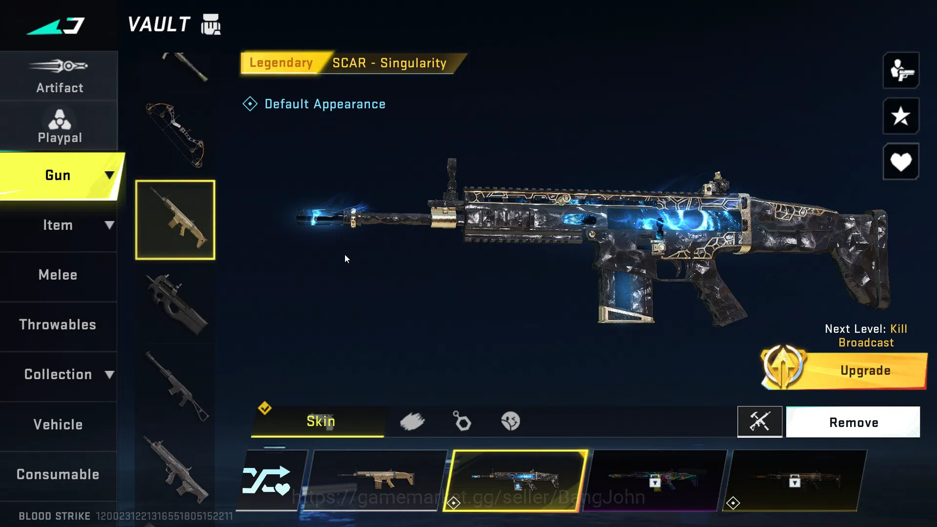 Blood Strike Accounts Asia | 4 7DS guns (AK47, M700, Kar98k, QBZ95), Ble image 5