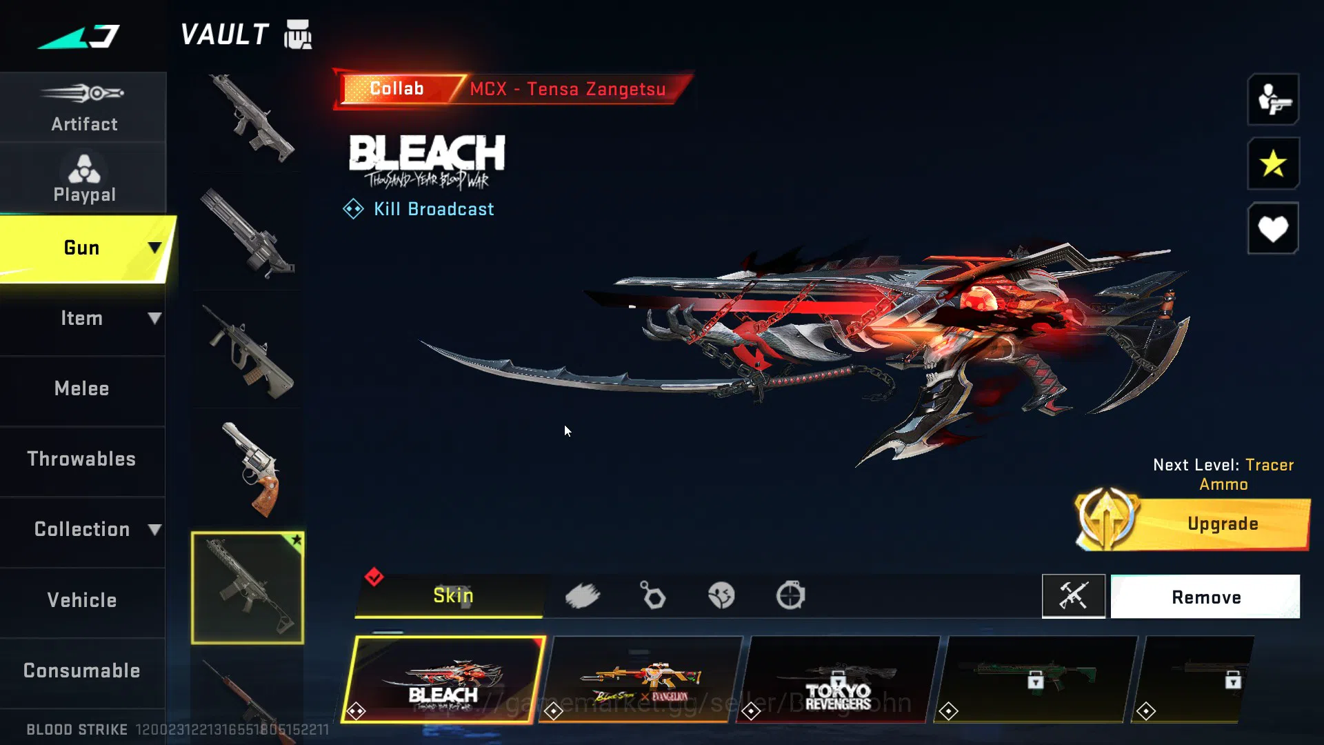 Blood Strike Accounts Asia | 4 7DS guns (AK47, M700, Kar98k, QBZ95), Ble image 8