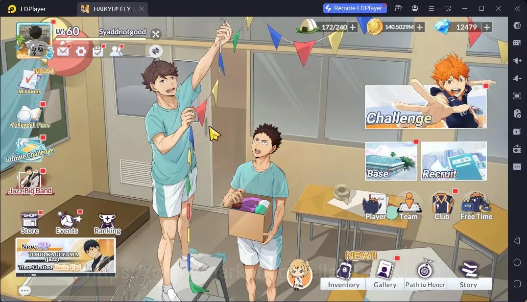 Buy HAIKYU!! FLY HIGH Accounts - SEA | Lv60 | 5 SP(OikawaR4,KurooR2 ...